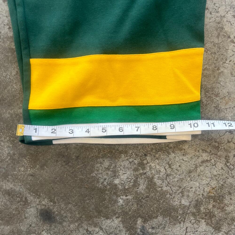 ROCAWEAR Baggy Sweatpants Green Yellow Y2K Hip Hop Deadstock 3XL - Picture 4 of 14
